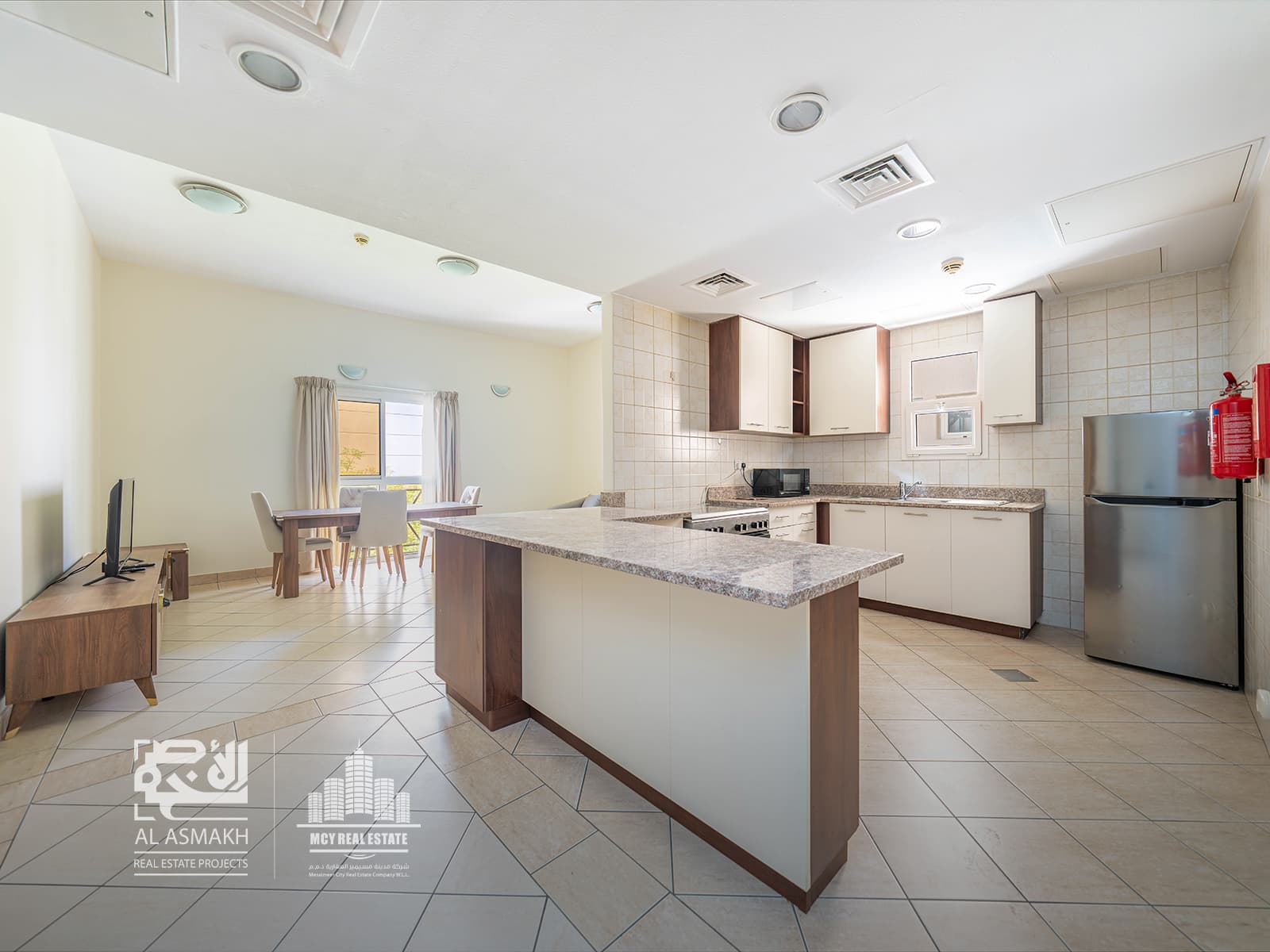 Fully furnished 2BHK apartment interior